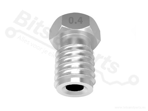 Nozzle for 3D printers / E3D stainless steel 1,75mm/0,4mm